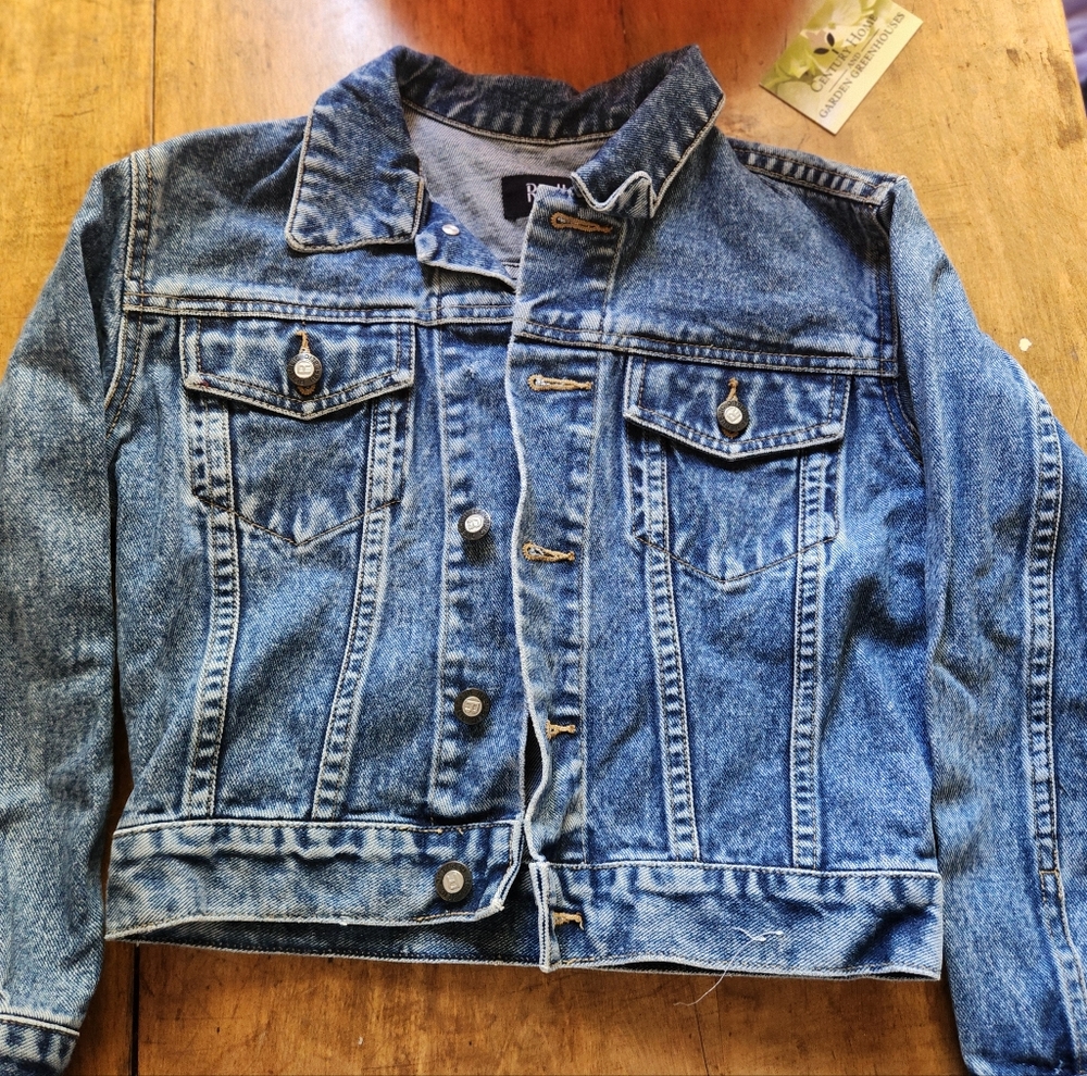 Classic Blue Denim Jean Jacket for Kids